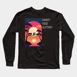 Sunset vibes clothing Long Sleeve T-Shirt